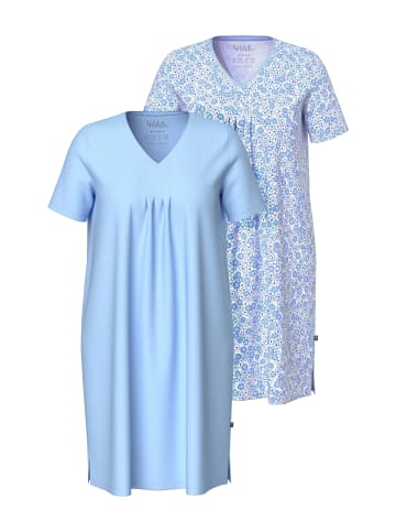 Ulla Popken Nachthemd in hellblau