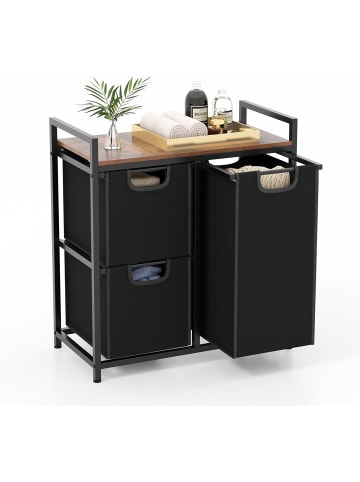 COSTWAY Wäschekorb 3 Fächer 75L in Andere