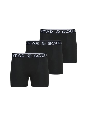 SOUL STAR Boxershorts - MUBOXER3 in Black_Black_Black