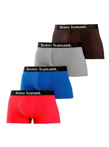 Bruno Banani Boxershorts in rot, grau, schwarz, navy-uni