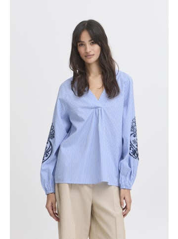b. young Langarm-Bluse BYHEMMA A-shape in Off White Mix