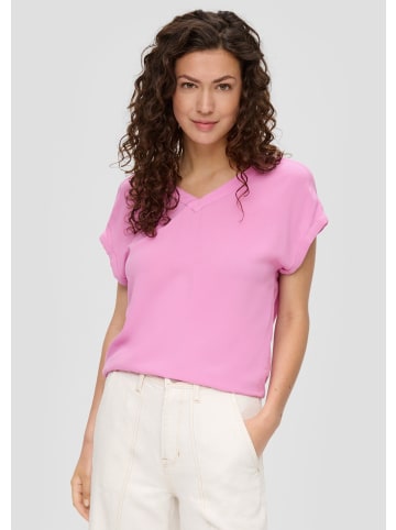 s.Oliver Bluse kurzarm in Pink