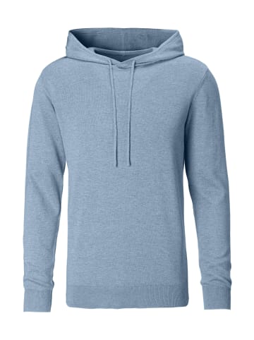 H.I.S Hoodie in blau-meliert