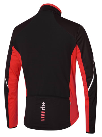 rh+ Radjacke Alpha Padded Jakt in black-red code