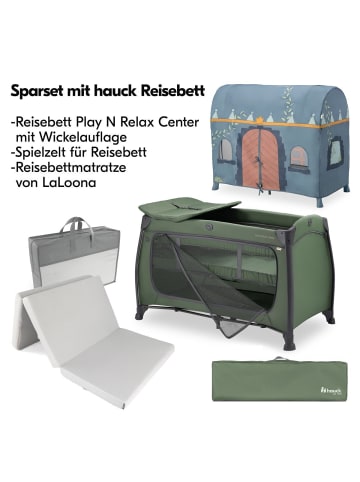 Hauck Reisebett Set Play N Relax Center in green