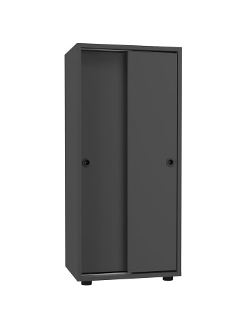 ebuy24 Büroschrank Ulas3ST anthrazit Anthrazit 49 x 38 cm