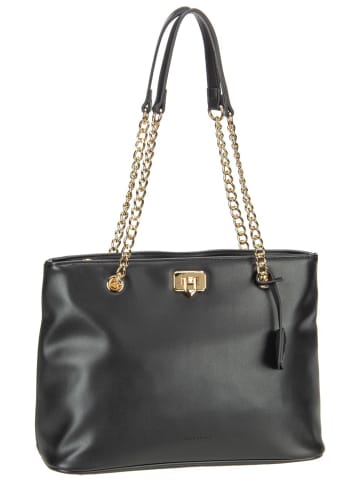 Seidenfelt Handtasche Lilla Edet in Black