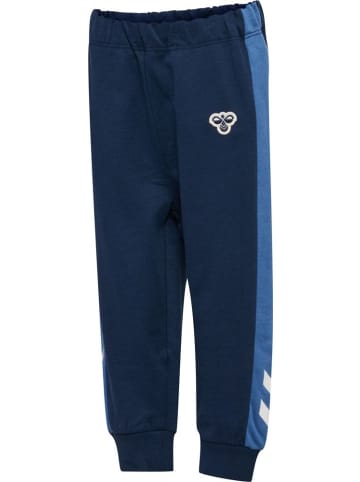 Hummel Kinder Sweat Pants "Hmlmini Reg Block Pants" in Blau