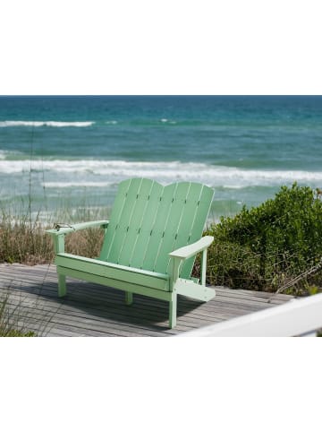 Beliani Gartenbank ADIRONDACK in Grün - (W) 125 x (H) 91 x (L) 73 cm