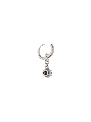 faina Women Drop Earrings in Silver Black