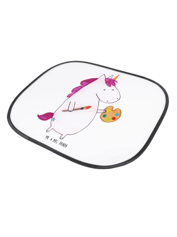 Mr. & Mrs. Panda Auto Sonnenblende Einhorn Künstler ohne Spruch in Weiß