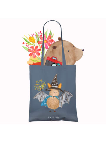 Mr. & Mrs. Panda Shopping Bag Fledermaus Zauberer ohne Spruch in Indigo Blue