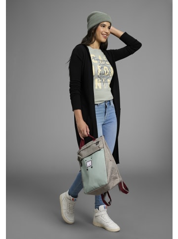 Kangaroos Longstrickjacke in Schwarz