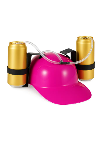 relaxdays 4 x Trinkhelm in Rosa