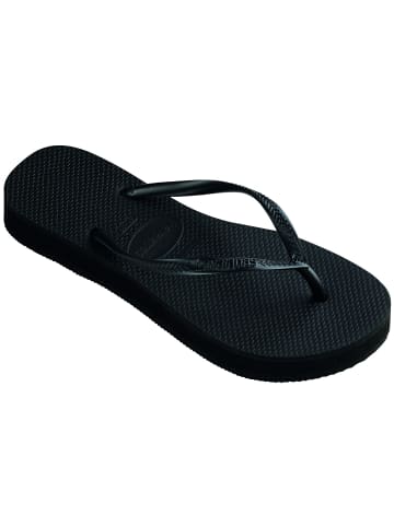 Havaianas Tong Slim Flatform Schwarz