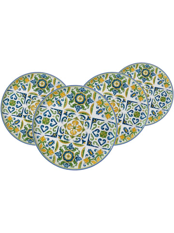 Ritzenhoff & Breker 4er Set Pizzateller Roma Verde ø 31,5 cm in grün