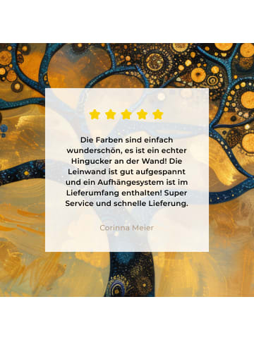 MuchoWow Leinwand bilder Vollmond (BxH)