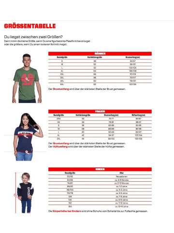 Fußballverein 1. FC Köln Shirt "T-Shirt Alaaf/Wieß" in Blau