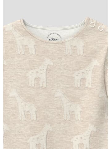 s.Oliver T-Shirt in 84W1_sandstein