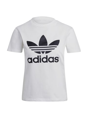 Adidas originals adidas Adicolor Classics Trefoil Tee in Weiß