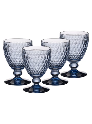 Villeroy & Boch 4er Set Wassergläser Boston Coloured 400 ml in Blau
