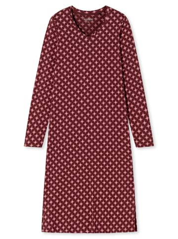 Schiesser Nachthemd Comfort Essentials in Burgund