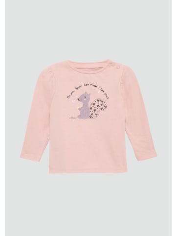 s.Oliver T-Shirt in 4163_zartrosa
