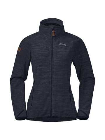 Bergans W HAREID FLEECE JACKET NOHOOD in Marine