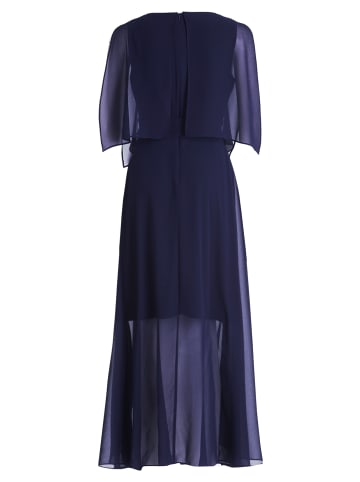 Vera Mont Chiffonkleid ohne Arm in dunkelblau