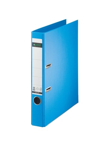 Leitz Ordner Pappe A4 180 Grad 50mm hellblau