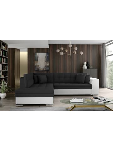 MF Design Piri Recamiere Links in Schwarz -  (L) 260 x (B) 260 x (H) 78 cm