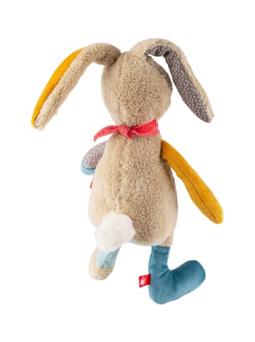 Sigikid Kuscheltier Hase Patchwork Sweety in beige/blau