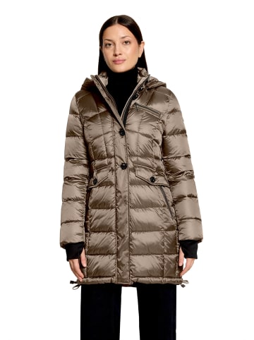 Gil Bret Winterjacke mit abnehmbarer Kapuze in Dark Earth