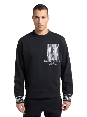 Carlo Colucci Sweatshirt De Pascalis in Schwarz