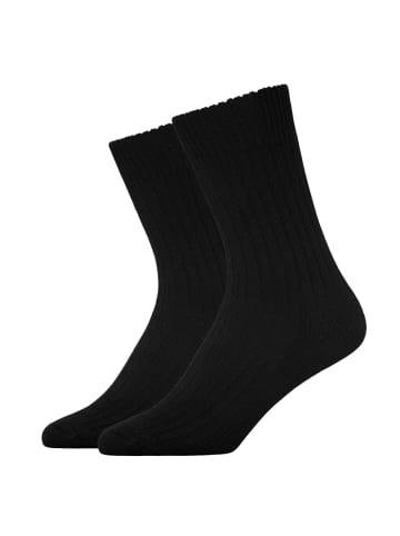 SNOCKS Wollsocken 2 Paar in Schwarz