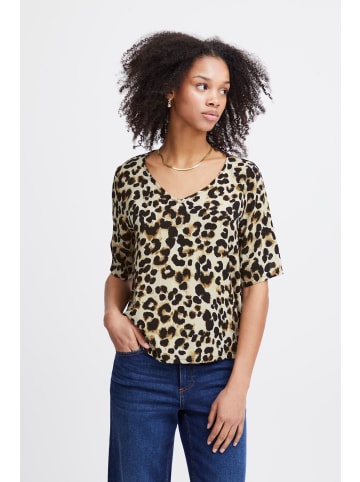 ICHI Kurzarmbluse IHMARRAKECH AOP SS10 20120863 sommerliche Bluse mit Print in Bunt