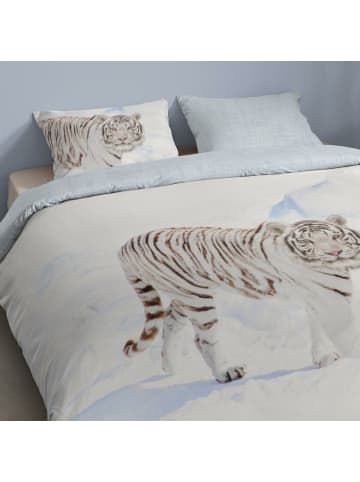 Traumschlaf Bettwäsche Tiger in off-white