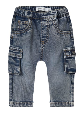 name it Cargojeans in Dark Blue Denim