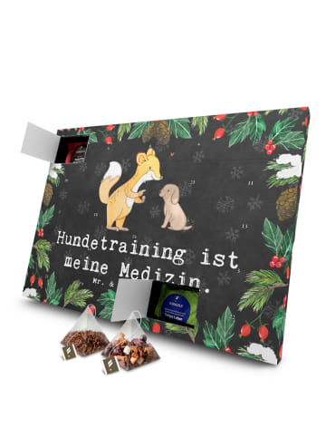 Mr. & Mrs. Panda Adventskalender Fuchs Hundetraining mit Spruch in Kreidetafel