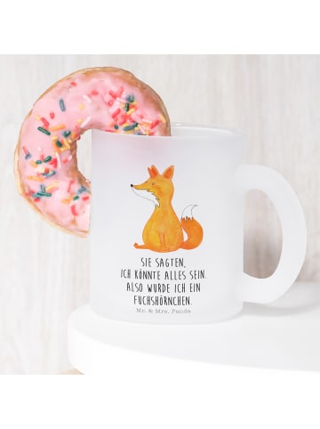 Mr. & Mrs. Panda Haferl Einhorn Wunsch mit Spruch in Transparent