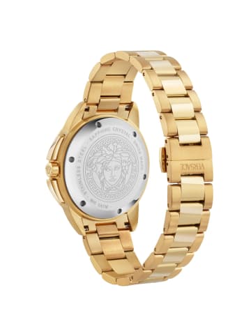 Versace Quarzuhr für Herren in gold