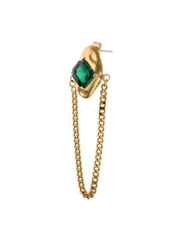 gaya Women Earrings in Gold Green