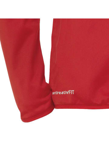 uhlsport  1/4 ZIP TOP ESSENTIAL Kids in rot/weiß