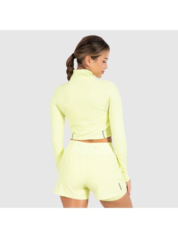 SMILODOX Crop Jacke Fastlane in Lime