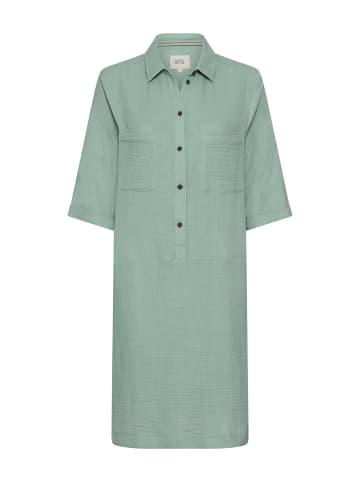 Camel Active Sommerkleid mit Knopfleiste in Jadeblau