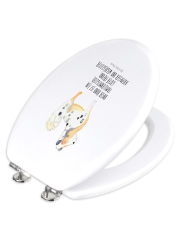 Mr. & Mrs. Panda Toilettendeckel Hund Australien Shepherd mit Sp... in Weiß