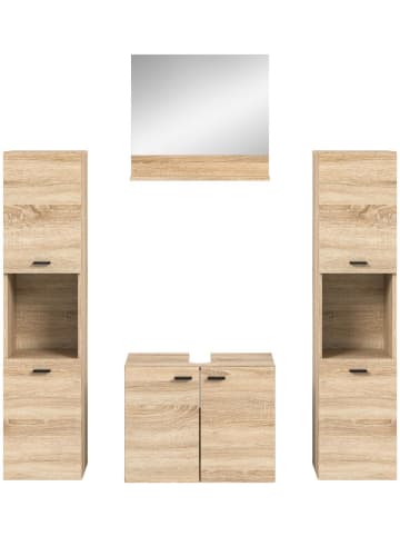 ebuy24 Badmöbelset Boston Eiche 137 x 33 cm