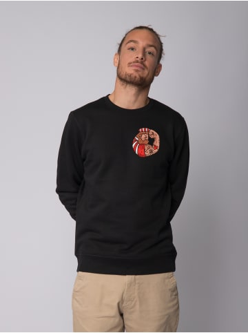wat? Apparel Sweatshirt Seemann in Schwarz