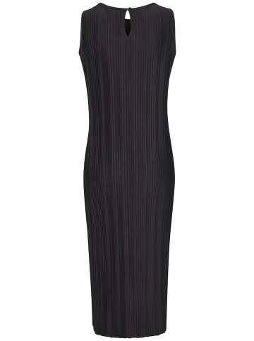 LASCANA Plisseekleid in schwarz