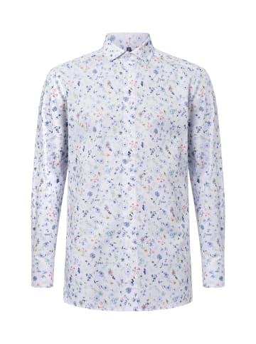 OLYMP Businesshemd in weiß blau